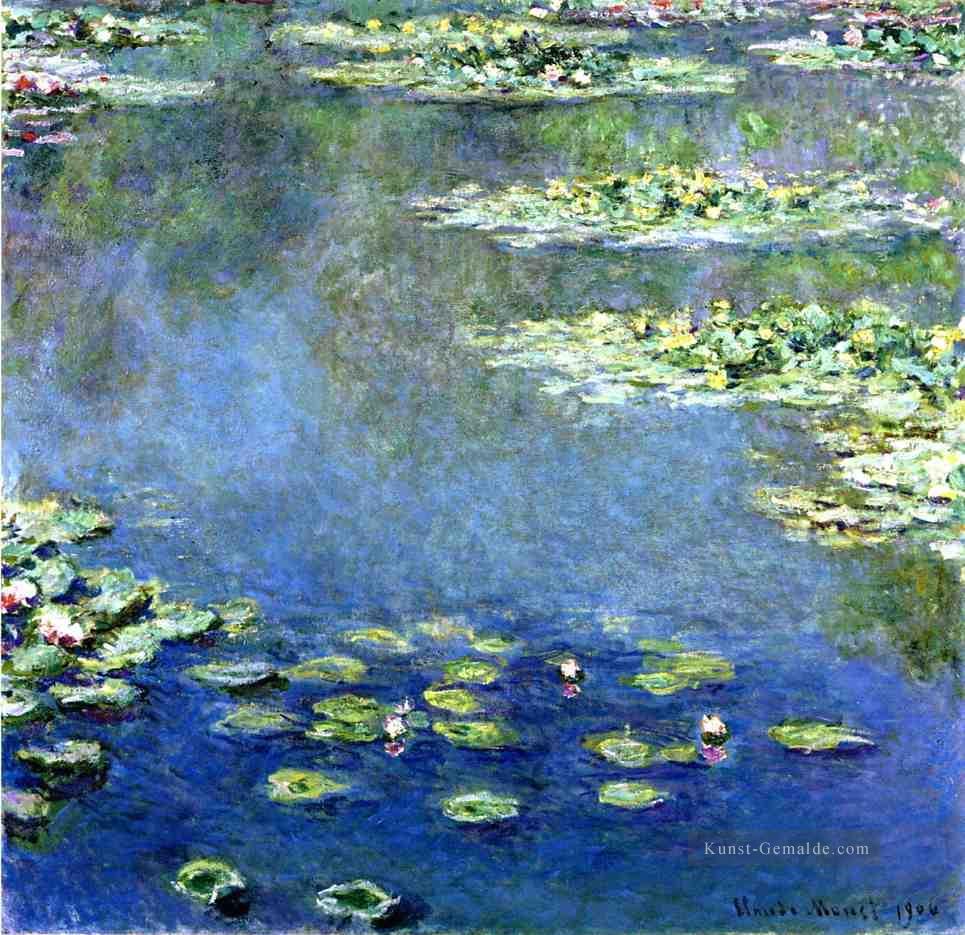 Wasserlilien 2 Claude Monet impressionistische Blumen Ölgemälde